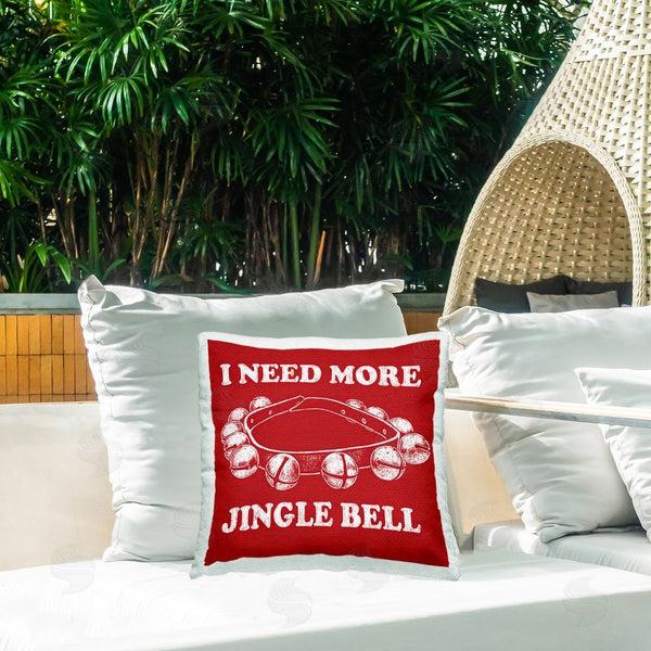 Stupell Industries Jedco Brands Inc. | Need More Jingle Bell Printed Throw Pillow