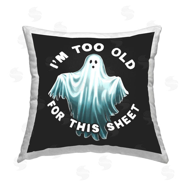 stupell industries Jedco Brands Inc. | Too Old For This Sheet Printed Throw Pillow
