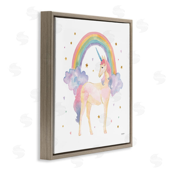Stupell Industries Jenaya Jordan | Kids Nursery Unicorn Watercolor