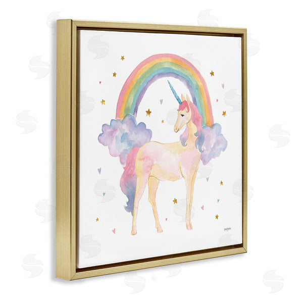 Stupell Industries Jenaya Jordan | Kids Nursery Unicorn Watercolor