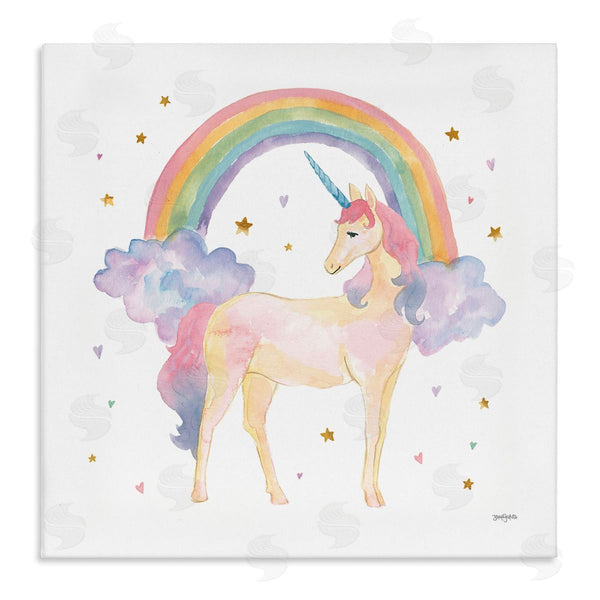 stupell industries Jenaya Jordan | Kids Nursery Unicorn Watercolor