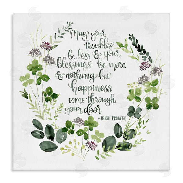 stupell industries Jennifer Paxton Parker | Troubles Be Less Irish Proverbs