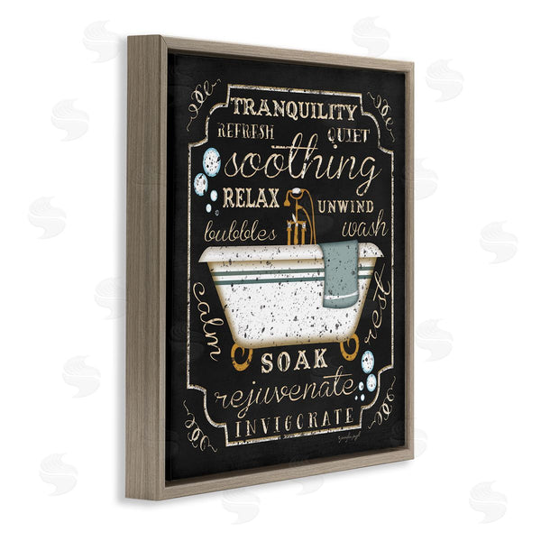 Stupell Industries Jennifer Pugh | Country Bathtub With Various Phrases