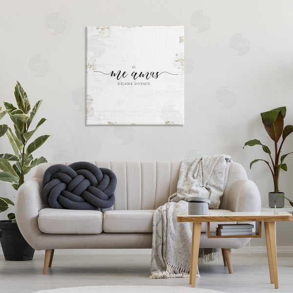 Stupell Industries Jennifer Pugh | Si Me Amas Déjame Dormir Wall Art