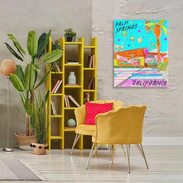 Stupell Industries Jess Stempel | Palm Springs Villa Doodle Wall Art