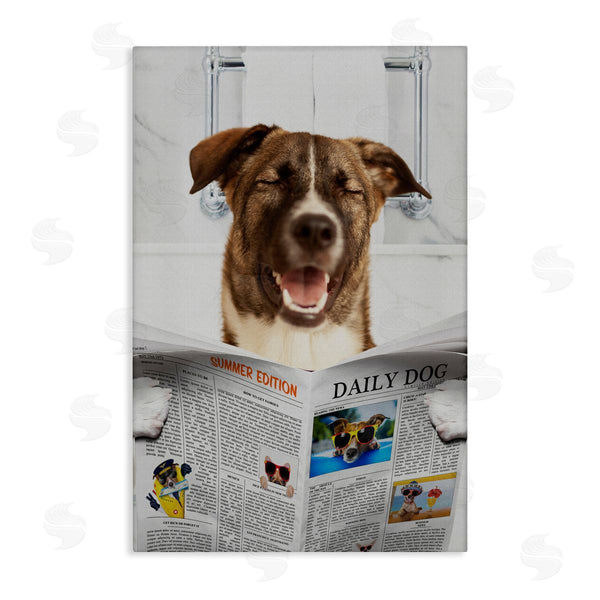 stupell industries Jesse Keith | Daily Dog Bathroom Humor