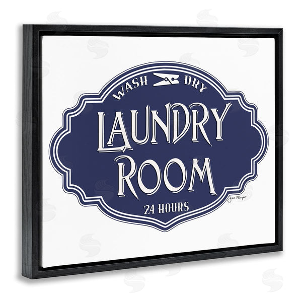 Stupell Industries Jill Meyer | Vintage Laundry Room Sign Blue