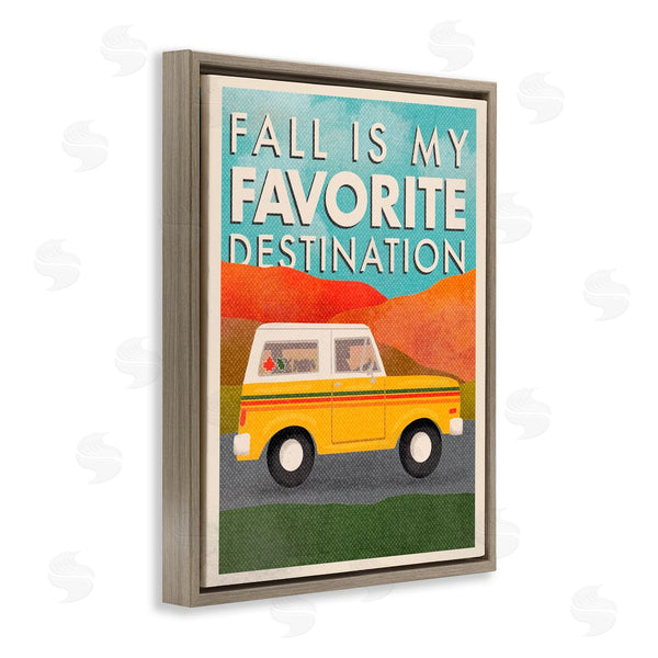 Stupell Industries Jilly Jack Designs | Vintage Fall Favorite Destination