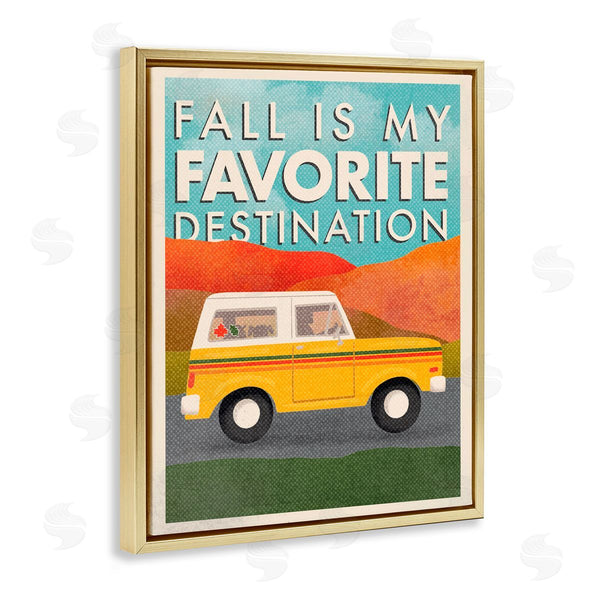 Stupell Industries Jilly Jack Designs | Vintage Fall Favorite Destination