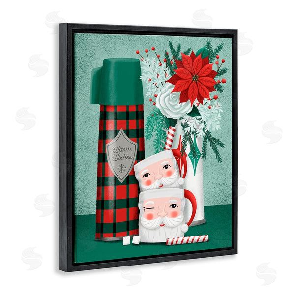 Stupell Industries Jilly Jack Designs | Vintage Santa Mugs & Thermos