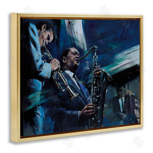 Stupell Industries Jin G. Kam | Abstract Instrumental Musicians Jazz Traditional