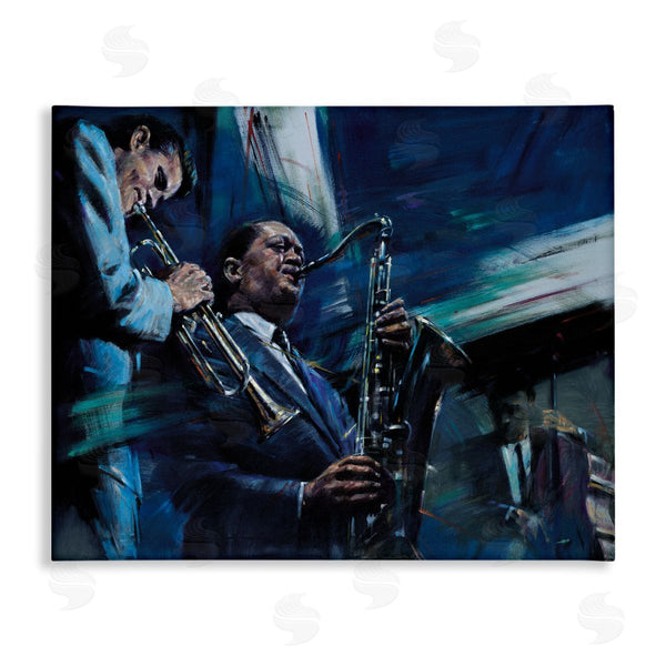 stupell industries Jin G. Kam | Abstract Instrumental Musicians Jazz Traditional