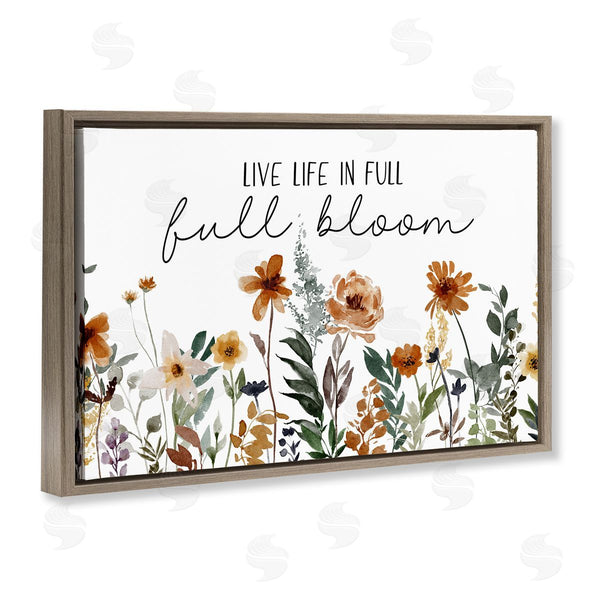 Stupell Industries JJ Design House LLC | Full Bloom Sentiment Wall Art
