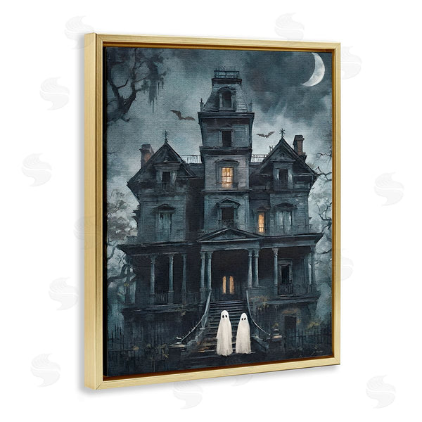 Stupell Industries Jo Moulton | Ghost Pair & Haunted Mansion
