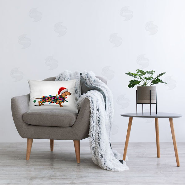 Stupell Industries John Hovenstine | Holiday Lights Dachshund