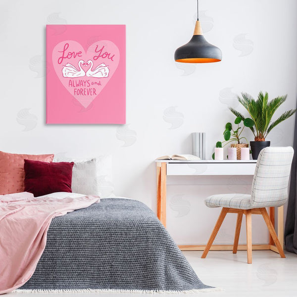 Stupell Industries Juliet Meeks | Always & Forever Swans Wall Art