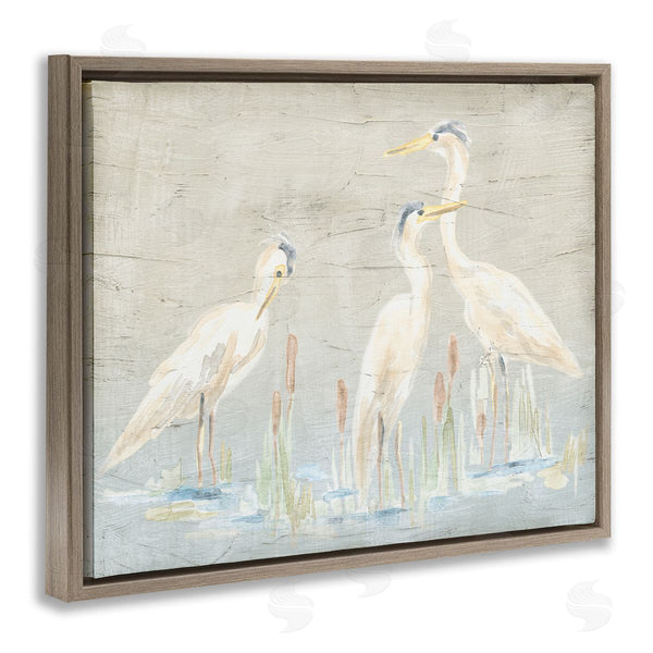 Stupell Industries June Erica Vess | Rustic Herons Scene