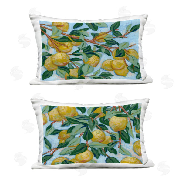 Stupell Industries June Erica Vess | Sunshine Lemon Tree Throw Pillow