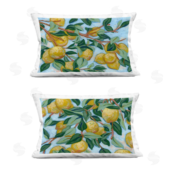 stupell industries June Erica Vess | Sunshine Lemon Tree Throw Pillow