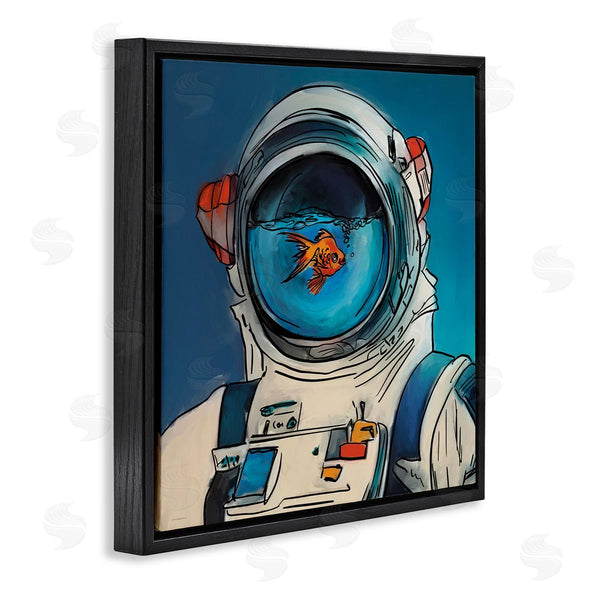 Stupell Industries Kamdon Kreations | Goldfish Astronaut Suit