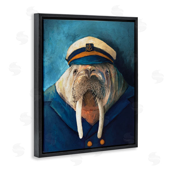 Stupell Industries Kamdon Kreations | Sailor Captain Walrus