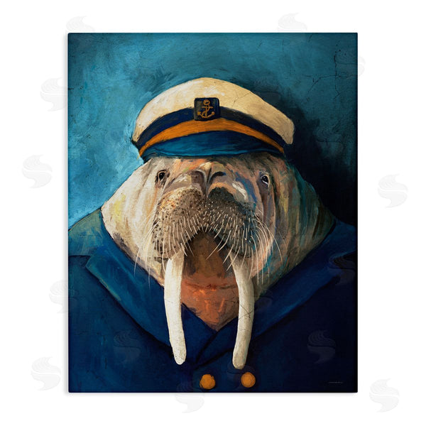 stupell industries Kamdon Kreations | Sailor Captain Walrus