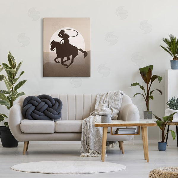 Stupell Industries Karen Smith | Cowboy With Lasso Wall Art