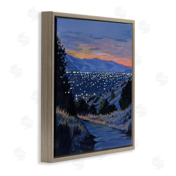 Stupell Industries Kate Jarvik Birch | Desert City Lights At Dusk Wall Art