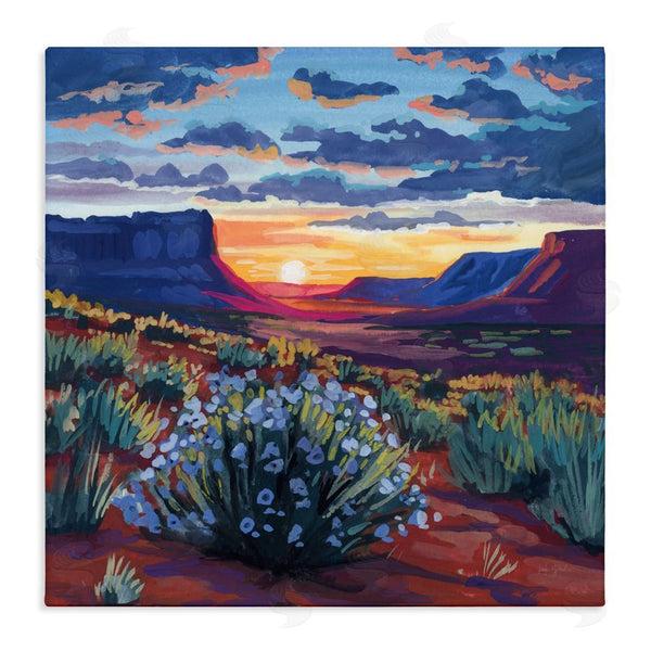 stupell industries Kate Jarvik Birch | Desert Sunset on Blooming Bush Wall Art