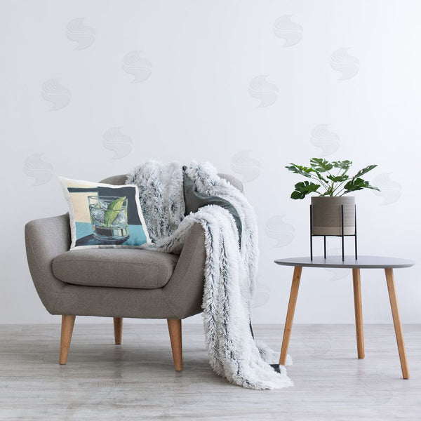 Stupell Industries Kate Jarvik Birch | Strong Gin And Tonic Throw Pillow