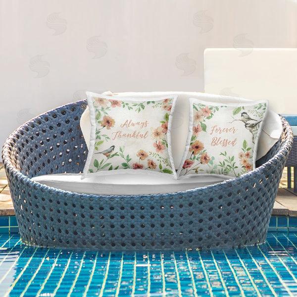 Stupell Industries Katrina Craven | Always Forever Bird Printed Throw Pillow Set