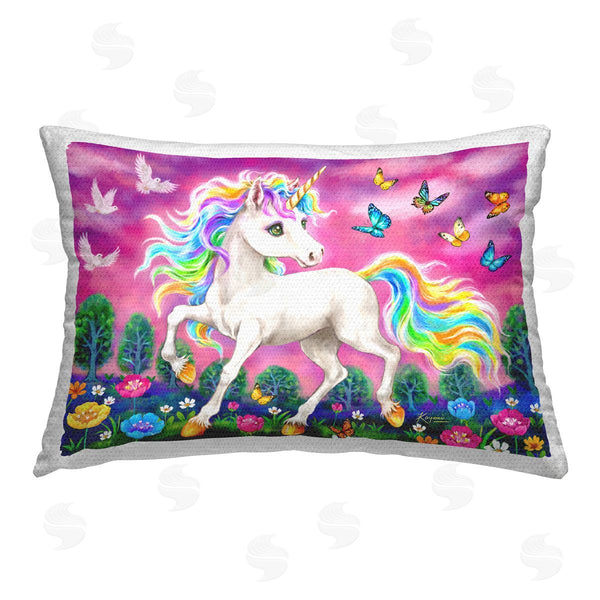Stupell Industries Kayomi Harai | Unicorn & Garden Butterflies