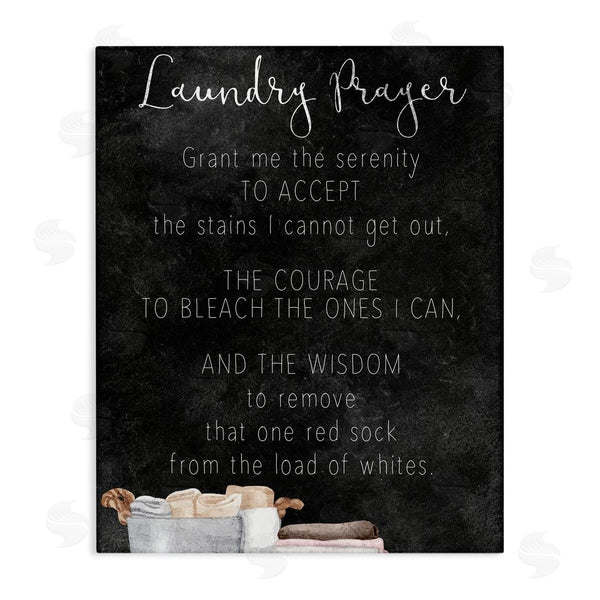 stupell industries Kim Allen | Accept The Stains Laundry Prayer Wall Art