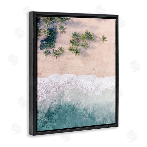 Stupell Industries Kim Allen | Aerial Tropical Beach Wall Art