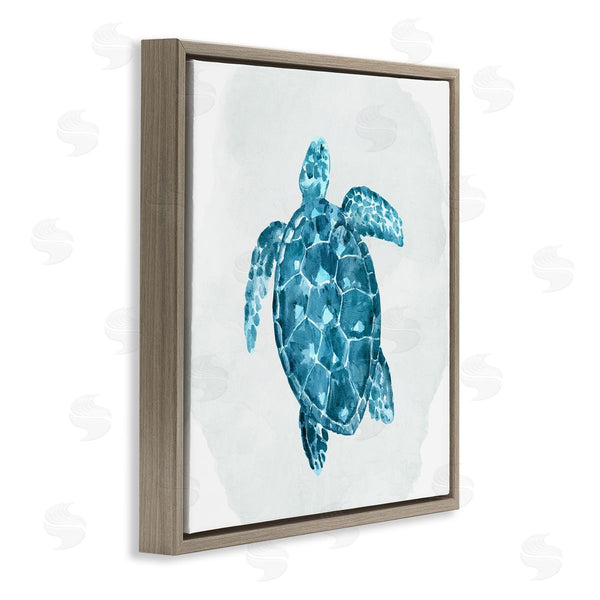 Stupell Industries Kim Allen | Aquatic Sea Life Tortoise Wall Art