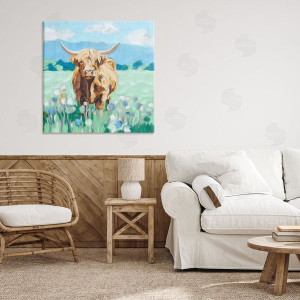 Stupell Industries Kim Allen | Blue Sky Highland Wall Art