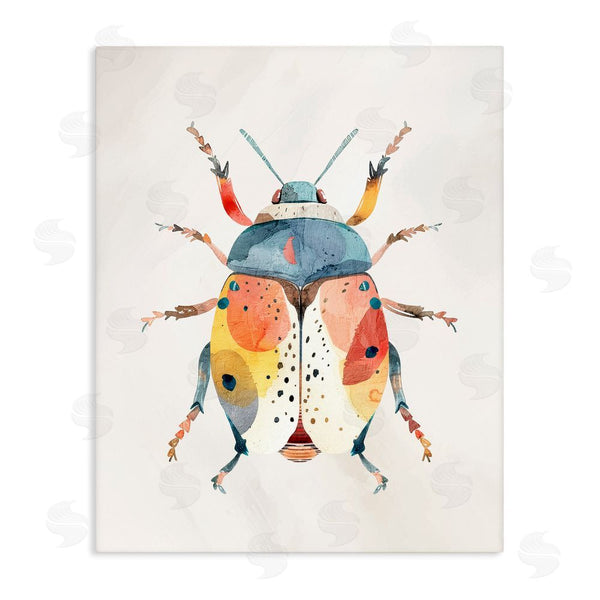 stupell industries Kim Allen | Boho Colorful Beetle Wall Art