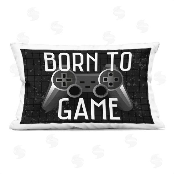 stupell industries Kim Allen | Born To Game Retro Throw Pillow