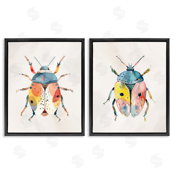 Stupell Industries Kim Allen | Colorful Boho Beetles Wall Art