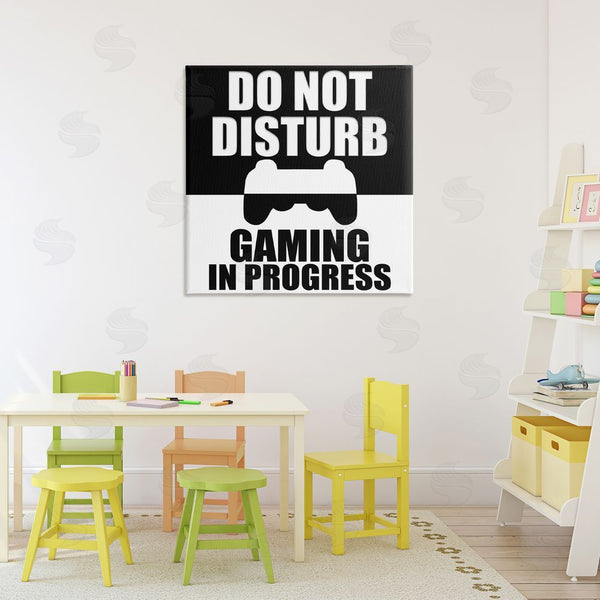 Stupell Industries Kim Allen | Do Not Disturb Minimal Gamer Wall Art