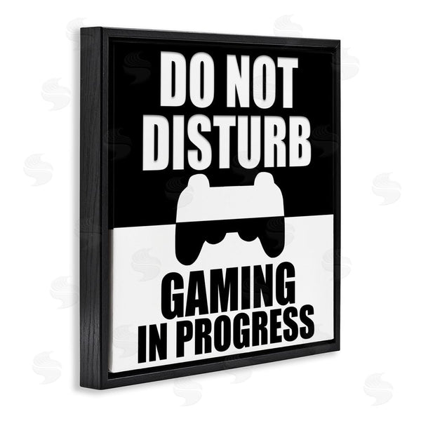 Stupell Industries Kim Allen | Do Not Disturb Minimal Gamer Wall Art