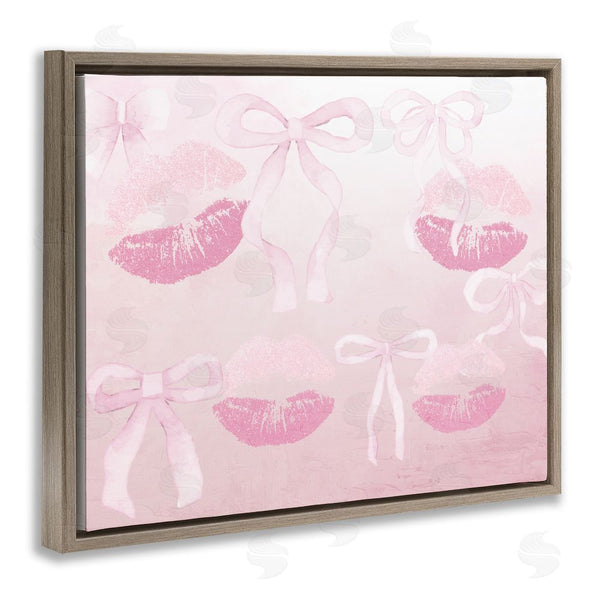 Stupell Industries Kim Allen | Dreamy Bows & Lips Wall Art