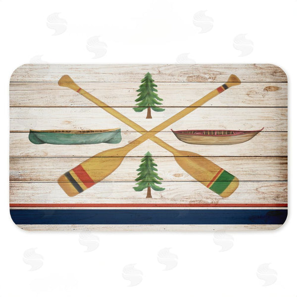 stupell industries Kim Allen | Exploring Rustic Canoe Paddles Anti-Fatigue Mat