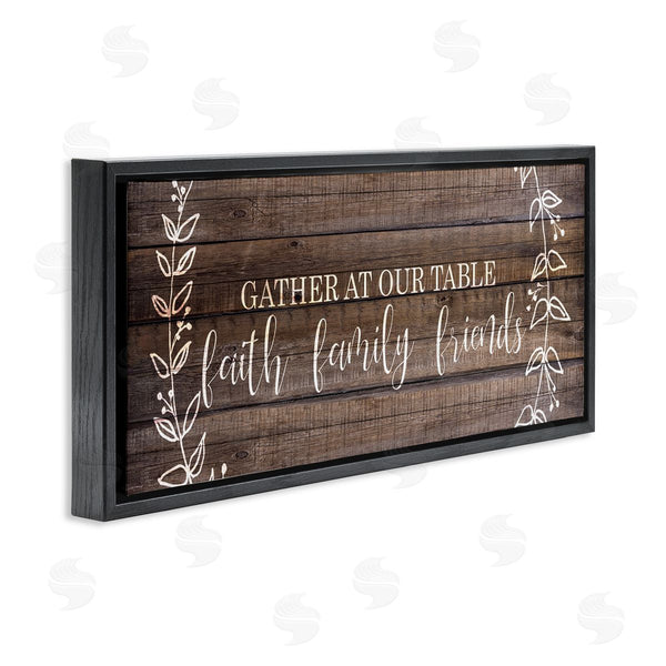 Stupell Industries Kim Allen | Faith Family Friends Quote Wall Art