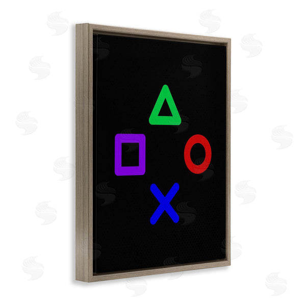 Stupell Industries Kim Allen | Game Button Shapes Wall Art