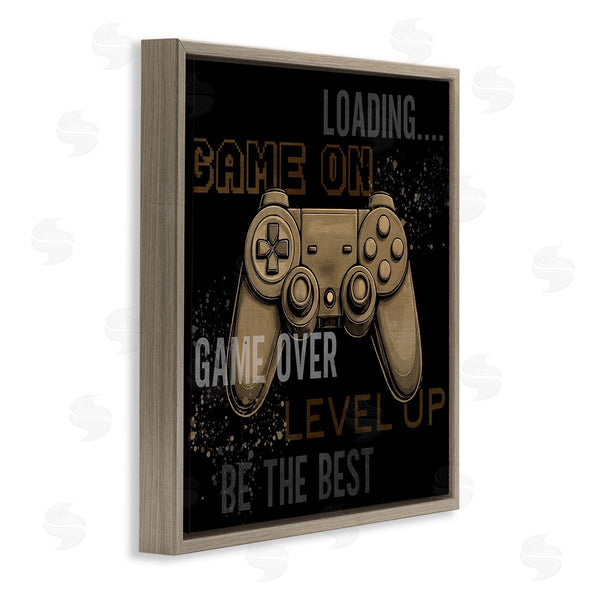 Stupell Industries Kim Allen | Gamer Controls Phrases Wall Art