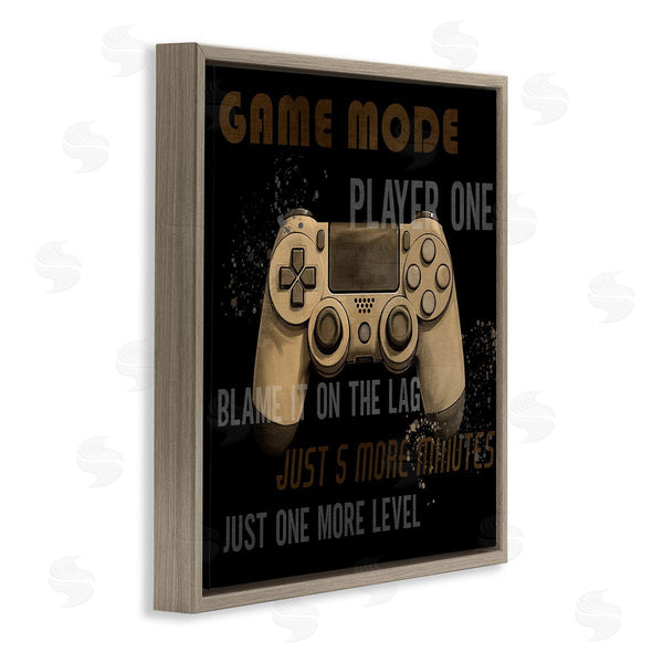Stupell Industries Kim Allen | Gamer Phrases Vintage Style Wall Art