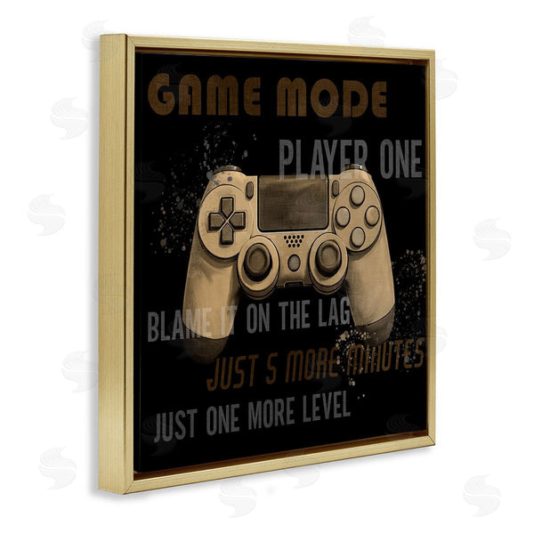 Stupell Industries Kim Allen | Gamer Phrases Vintage Style Wall Art