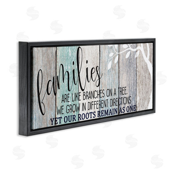 Stupell Industries Kim Allen | Inspirational Families Are Branches Quote Wall Art