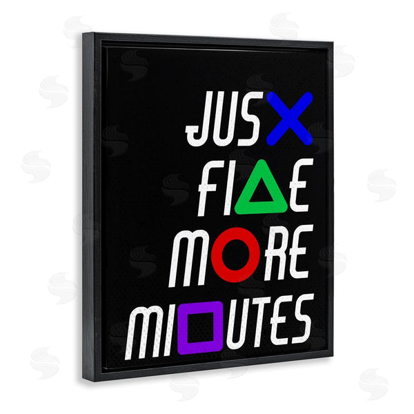 Stupell Industries Kim Allen | Just Five Minutes Gamer Buttons Wall Art